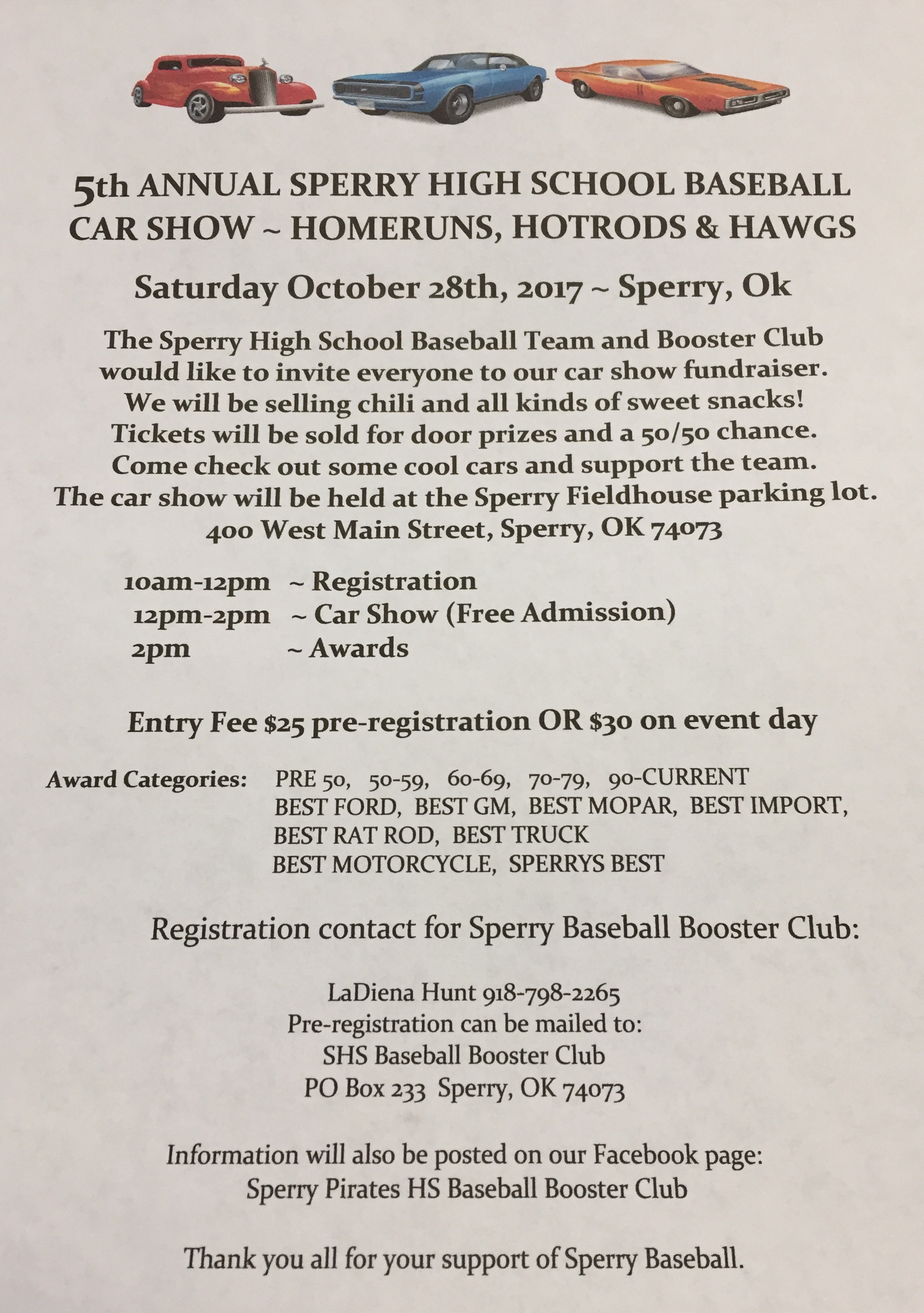 Oklahoma area car shows and events listing. We list Oklahoma area car