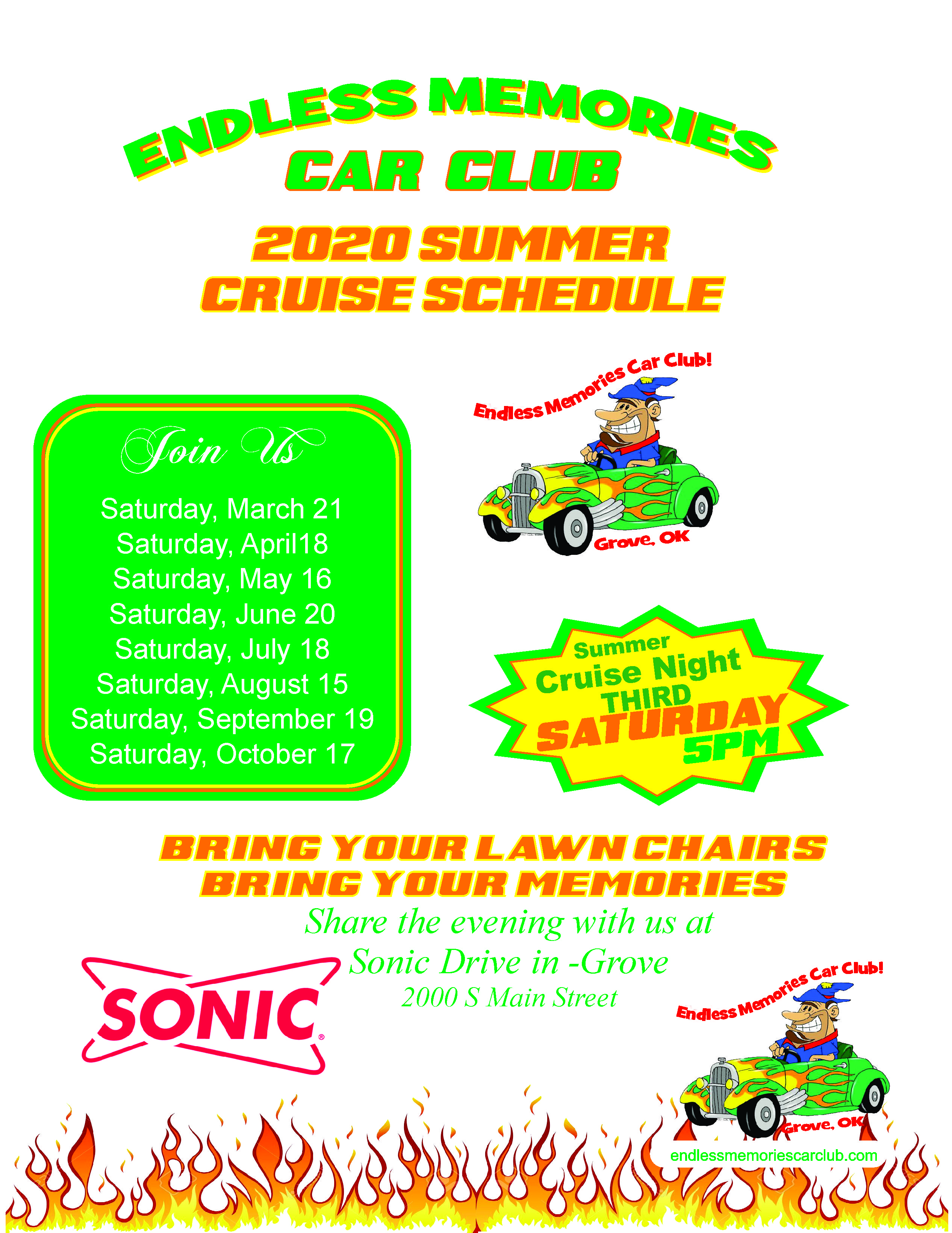 Oklahoma area car shows and events listing. We list Oklahoma area car